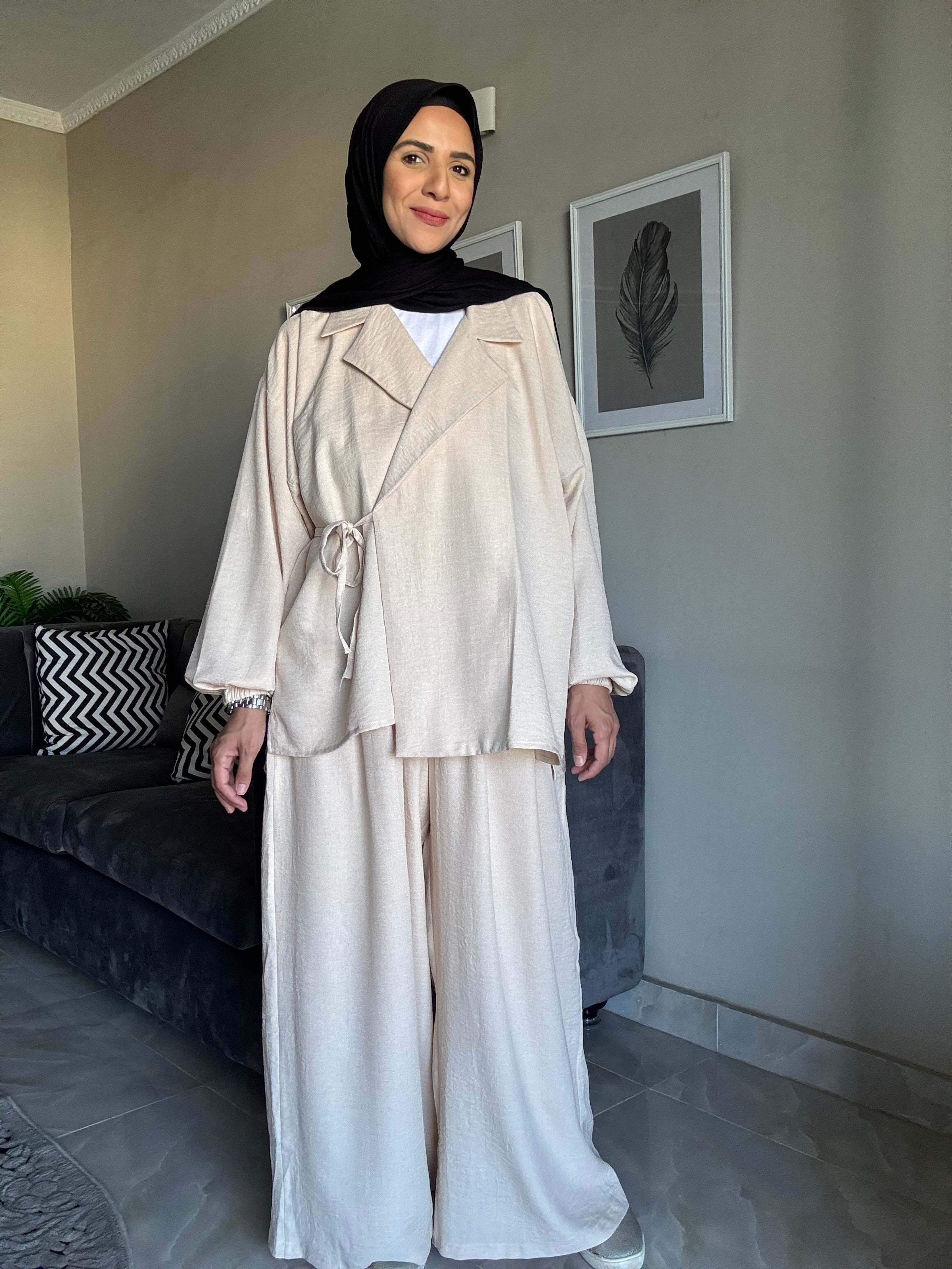 Wrap me blazer set