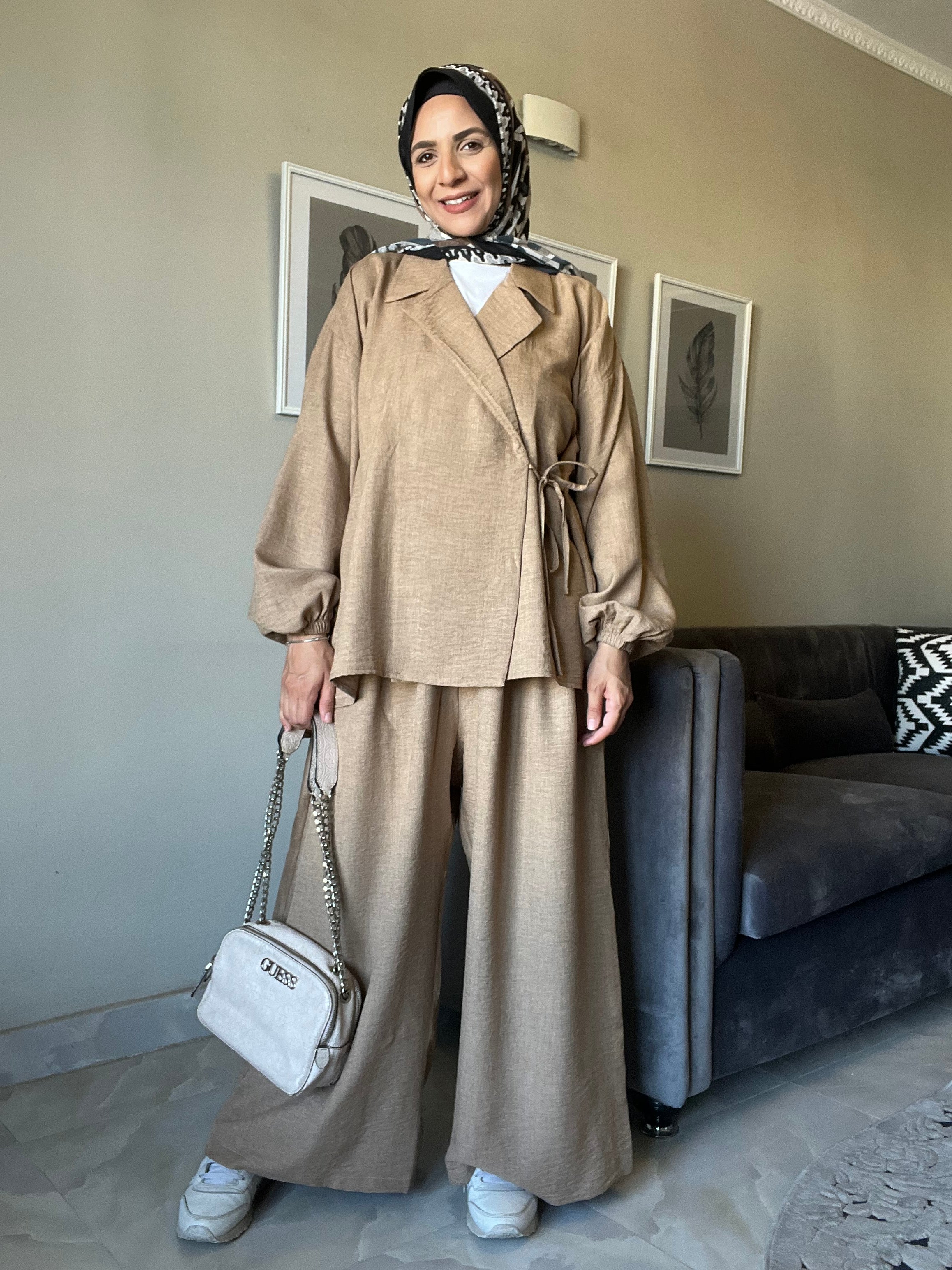 Wrap me blazer set