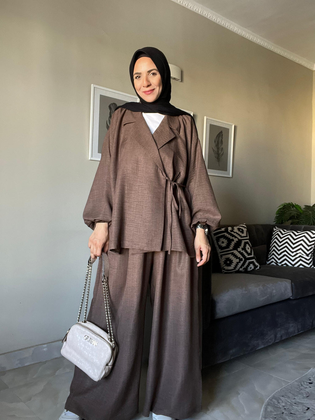 Wrap me blazer set
